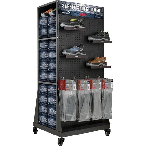 Scaffale/Display bifacciale con prelievo laterale (1/2)
