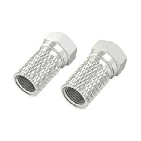 Connecteur F Mâle 6,5 mm - Pour Câble Sat - Filetage Intérieur Optimisé - 1 Pièce