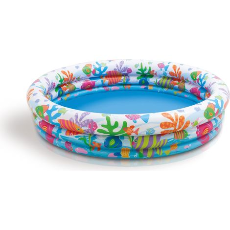 Piscine gonflable de jardin Ananas 132x28 cm Intex 59431 (1/5)