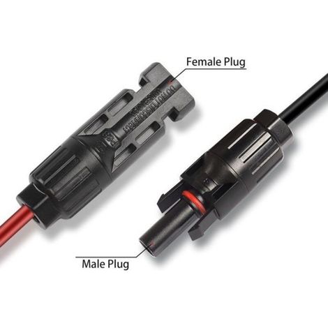 Câble Adaptateur Solaire - Connecteur XT60 IP68 - Pour Panneaux Solaires et Camping-cars - 1 5 M - 12 AWG (1/3)
