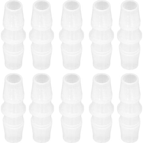 PP-Schlauchverschraubung 11,1–11,1 mm – 10er-Packung für Aquarium und Pumpe