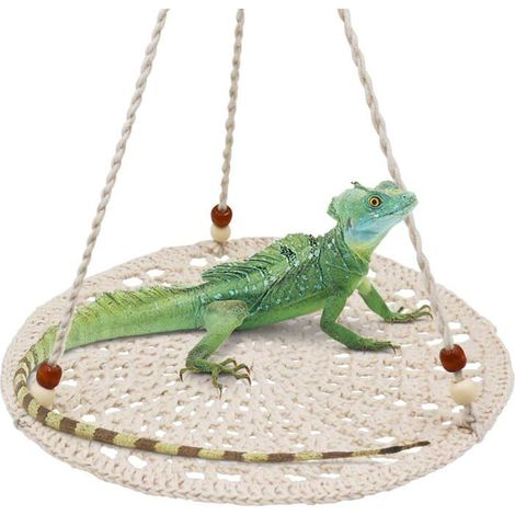 Hamac pour reptiles, joli lit suspendu pour lézards, lit en coton pour lézards, lit d'été pour reptiles, convient aux dragons (1/5)