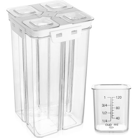 Boite de Rangement Cuisine, 2400 ml Boite Cereales Hermetique (1/5)