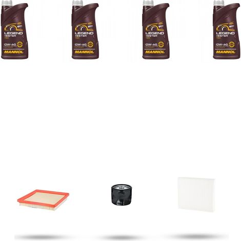 Kit tagliando 3 FILTRI e 4L OLIO compatibile con Seat Ibiza V 1.6 MPI 81kw Dal 2017 (1/4)