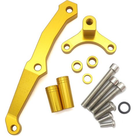 Teile und Zubehör für Kawasaki Z800 Motorräder 13-18: Lenkungsdämpfer, Titan-Rohrhalterung, Lenkungsstabilisator (1/4)