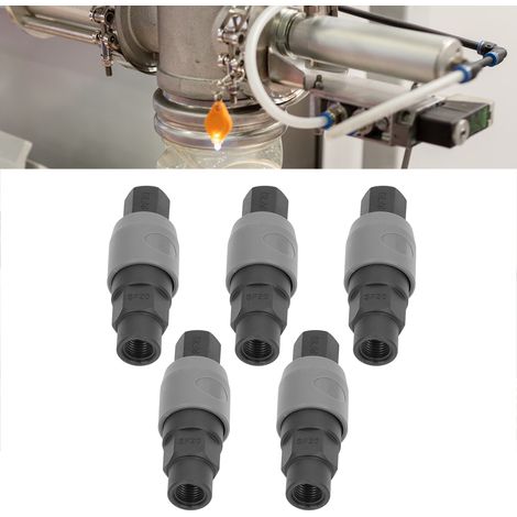 Cinq kits vendus ensemble : raccord rapide autobloquant de type C SF+PF, raccord rapide à filetage interne SF+PF-20 (1/5)