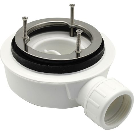 DianHydro piletta sifonata per piatti doccia ribassati Simil Stone   90 mm in PVC accessorio ricambio (1/2)