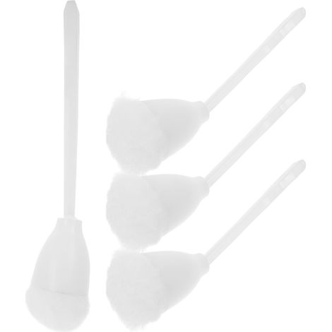 Lot De 4 Brosses De Toilette Ergonomiques avec Poignée Confortable pour Nettoyage Efficace Cuvette WC Accessoires Salle De Bain (1/4)