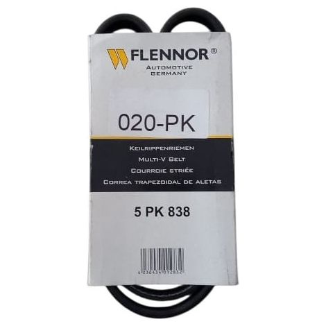 5pk838 cinghia poly-v alternatore servizi marca flennor (1/5)