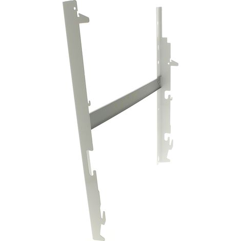 Support de fixation chauffage central blanc – Compatible avec radiateurs Thermor, Sauter, Atlantic – Largeur ajustable pour installation facile