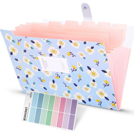 Trieur 8 Compartiments A4 Trieur Document,bleu trieur document trieur a4 pochette (1/5)