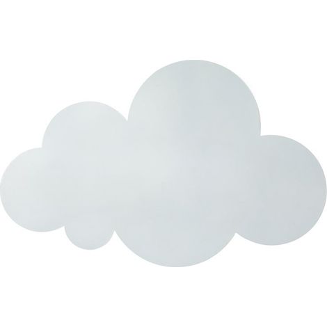 Aplique de pared infantil, aplique LED en forma de nube, regulable, diseño bonito, 220 V, blanco (1/4)