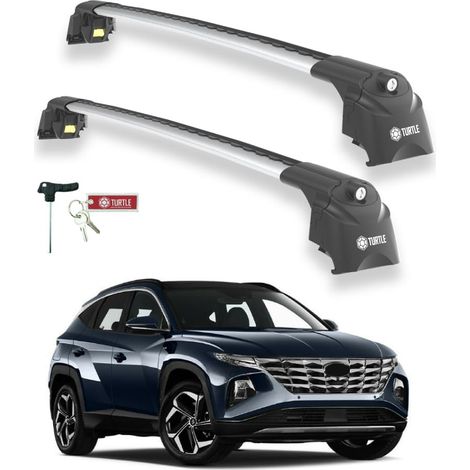TURTLE kompatibel mit Hyundai Tucson (Nx4) 2022-2025 Dachträger Air2 Grau (1/5)