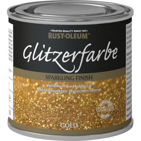 Rust-Oleum Glitzerfarbe Decklack 125 ml gold