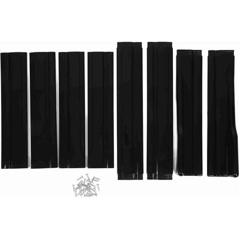 Jupe Latérale de Voiture Réduite de 78,7 Pouces, Ajustement Universel avec Une Manipulation, Une stabilité, Une Protection et Style Sportif améliorés. Éviter Les (Noir Brillant) (1/5)