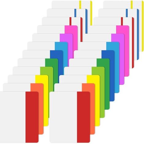 5 x 4 cm 480 Stück 12 Ausführungen Selbstklebende Indexetiketten repositionierbare Indexetiketten repositionierbare Notizetiketten für Dokumente (1/5)