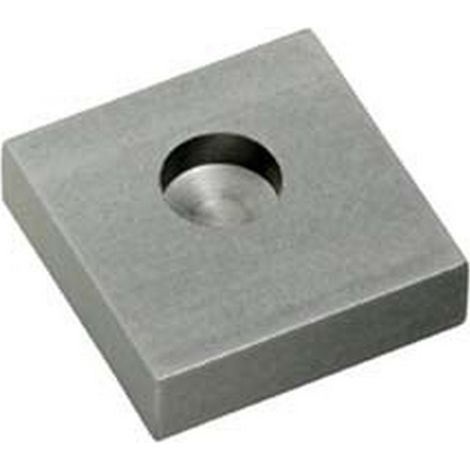 10PZ PIASTRA BASE PERNO SFERICO ART.115 - mm.70x70x24,5