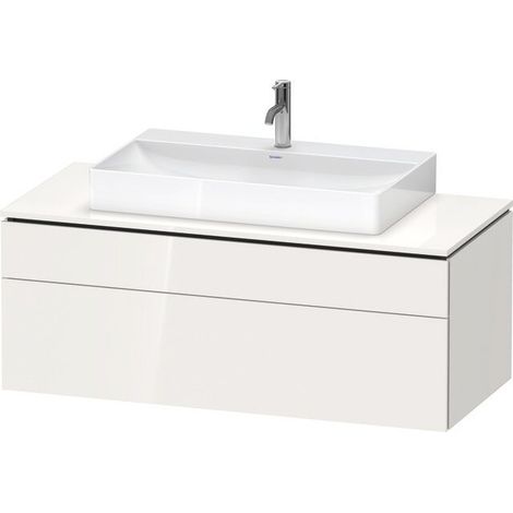 Duravit L-Cube Meuble sous-lavabo en console suspendu, avec plan