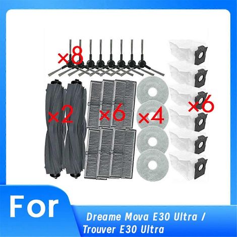 Lot de 26 pièces de rechange pour robot aspirateur Dreame Mova E30 (1/5)