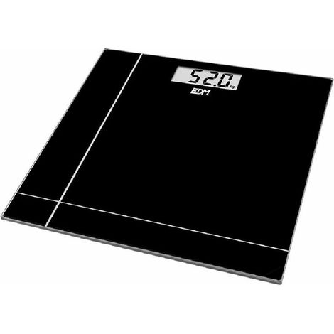 Bilancia da bagno digitale nera Max. Elettroerosione da 180 kg (1/2)