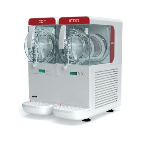 Machine à Granité & Frappé Gamme Icon - Série Top - 2 Cuves 2,8 litres - Ugolini