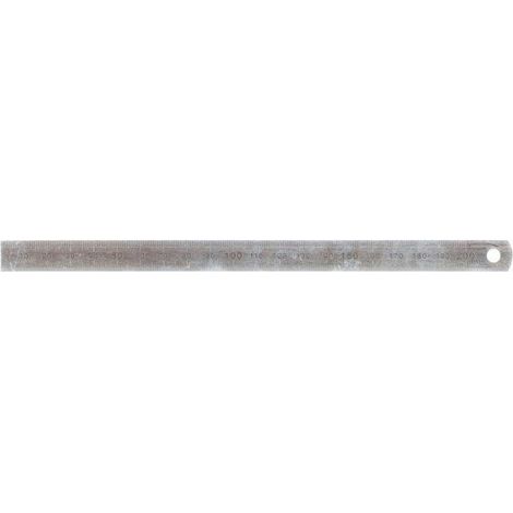 Graphoplex - Réglet acier flexible double face ép 0,5mm l 13mm L 20cm