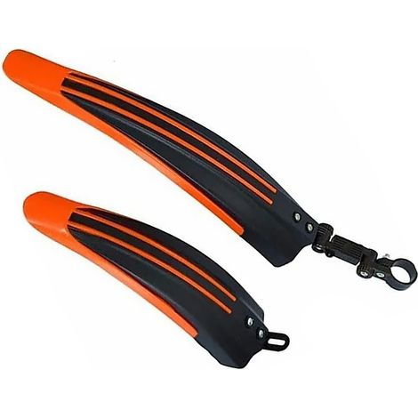 garde-boues de rechange pour vélo avant et arrière, en polypropylène orange. (1/5)