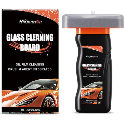 Reinigungsbürste für Glasölfilme an Windschutzscheiben und Rückspiegeln – praktische Reinigungsbürste für den täglichen Gebrauch – 100 g -- DE (1/5)