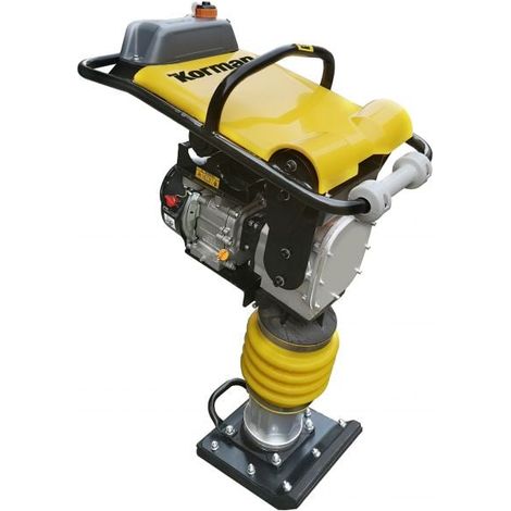 Pilonneuse thermique 6.5CV 10kN – Moteur LONCIN 4 temps – Force d'impact 10kN – Pour sols meubles et chantiers humides – Korman