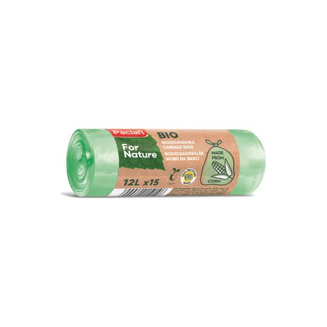 150106 Bolsas orgánicas Paclan for Nature 12 l 15 unidades 150281