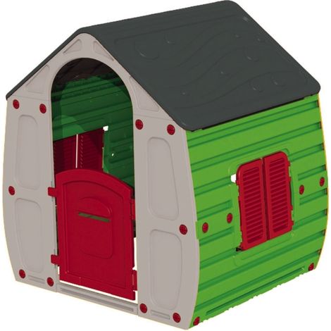casetta da esterno per bambini magic house, 102x90x109 cm