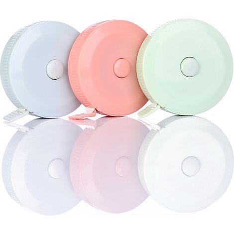 Lot de 3 mètres ruban de qualité supérieure pour la mesure des tissus corporels, Retracta (1/5)