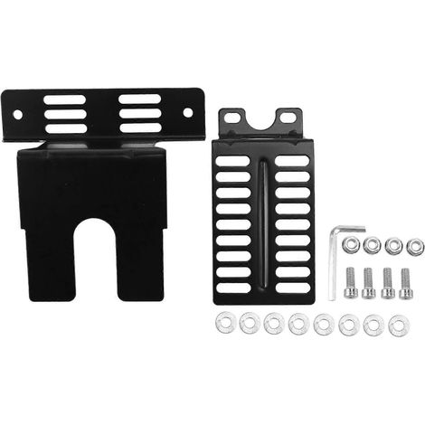 Ensemble de supports de moteur de rôtissoire en acier inoxydable PCS, plaques de support universelles pour moteur de barbecue extérieur (1/4)