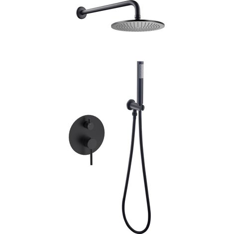 Set doccia a incasso Besco Deco Illusion I nero (1/4)