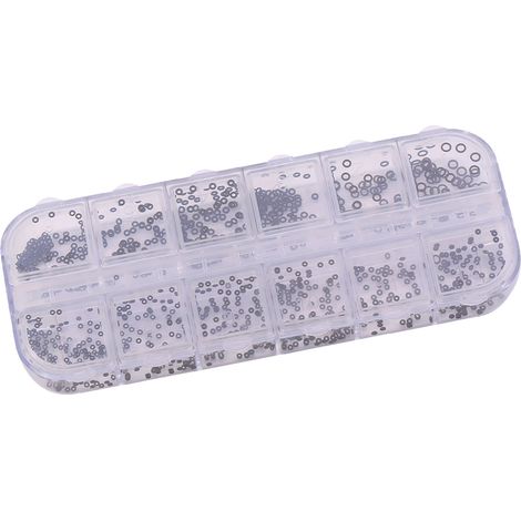 1,4–2,8 mm, 12 tailles, joints toriques, joints de montre, petits joints toriques pour la couronne rotative, coffret pour une étanchéité parfaite. (1/5)