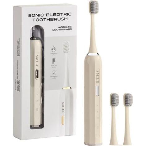Brosse à dents électrique rechargeable pour adultes avec arc français-AquaForge (1/5)