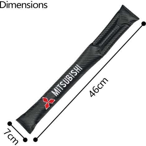 (1 pièce - Mitsubishi) Bouchon de remplissage d'espace pour siège en cuir de voiture, coussinet souple pour Mitsubishi Lancero Pajero Mirage Outlander 3 ASX L200 (1/4)