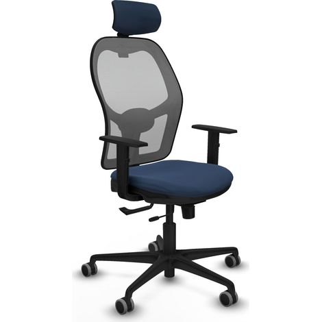 Chaise de bureau piqueras y crespo Jorquera noir petit espace (1/2)