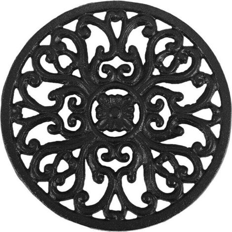 Dessous De Plat Rond En Fonte 6,7 Pouces Isolation Thermique Antidérapant Pour Table Cuisine (1/4)