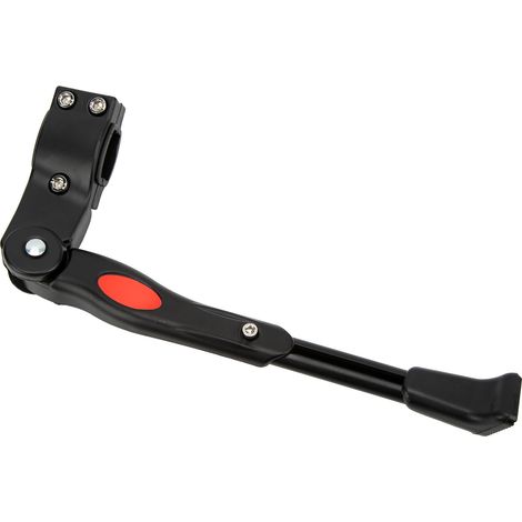 Support de vélo en alliage d'aluminium réglable avec tapis en plastique durable à l'intérieur pour une stabilité accrue. Support de vélo noir. (1/5)