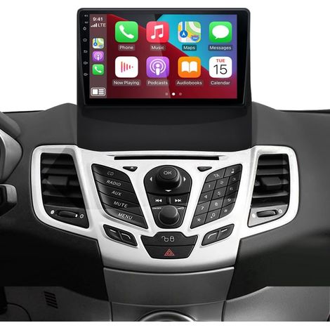 Autoradio 9 pouces Android 13 pour Ford Fiesta mk6 2008-2016 – Écran tactile HD – Bluetooth 4.0 – GPS – Caméra de recul étanche (1/5)