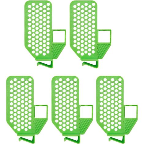 Panneau de séparation de rangement pour réfrigérateur, séparateurs d'étagères réglables en plastique, attelle de rangement pour porte de réfrigérateur, clips d'organisation pour la plupart des étagère (1/4)