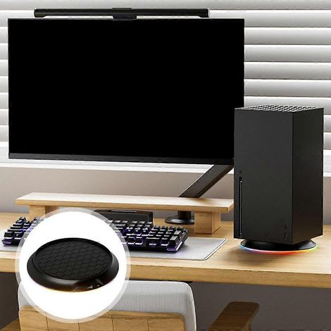 Support vertical rond pour console XSX avec éclairage coloré (1/4)