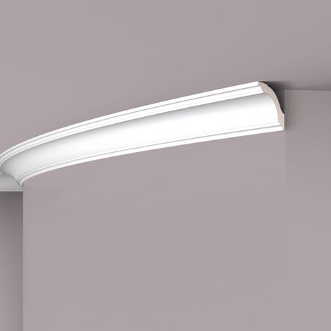 Eckleiste NMC Z1220 Flex ARSTYL Noel Marquet flexible Zierleiste Stuckleiste Zeitloses Klassisches Design weiß 2 m