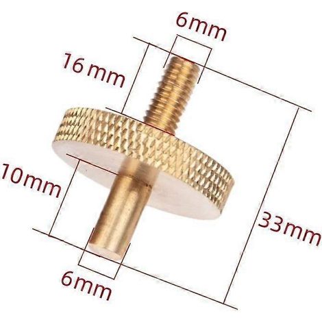 1 paire de vis fendues pour chevalet de contrebasse en laiton, pièces de rechange pour instruments de musique, compatibles avec les accessoires pour violon, guitare et basse. (1/3)