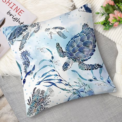 Coussin décoratif sirène rétro, légendaire (1/5)