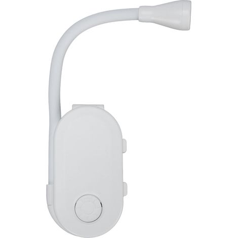 Lampe de lecture pour lire le soir, tactile et à intensité variable, 3 couleurs d'éclairage, rechargeable, blanche (1/5)