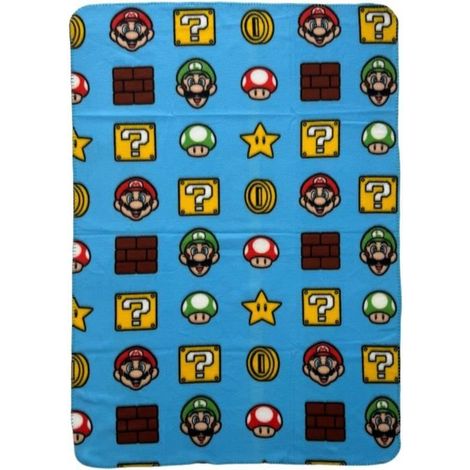 Plaid - MARIO BROS - Articoli - 100 x 140 cm (1/5)