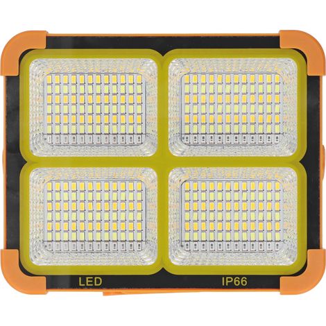 Lampe de secours solaire rechargeable intégrée SL-D8 1000W avec quatre niveaux d'éclairage réglables (1/5)