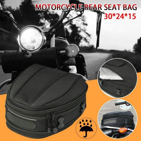 Sacoche arrière moto, sac de queue moto, sac pour siège passager moto (1/5)